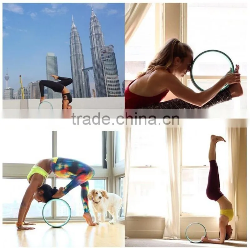 VYW601 Ningbo Virson Factory wholesale different colors back training Yoga wheel