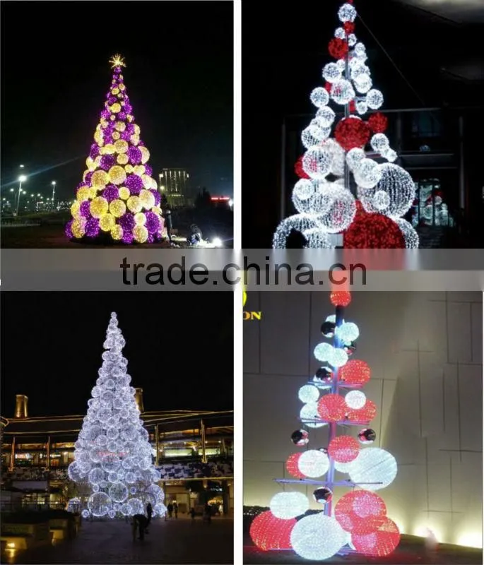 customizable giant outdoor christmas decorative tree
