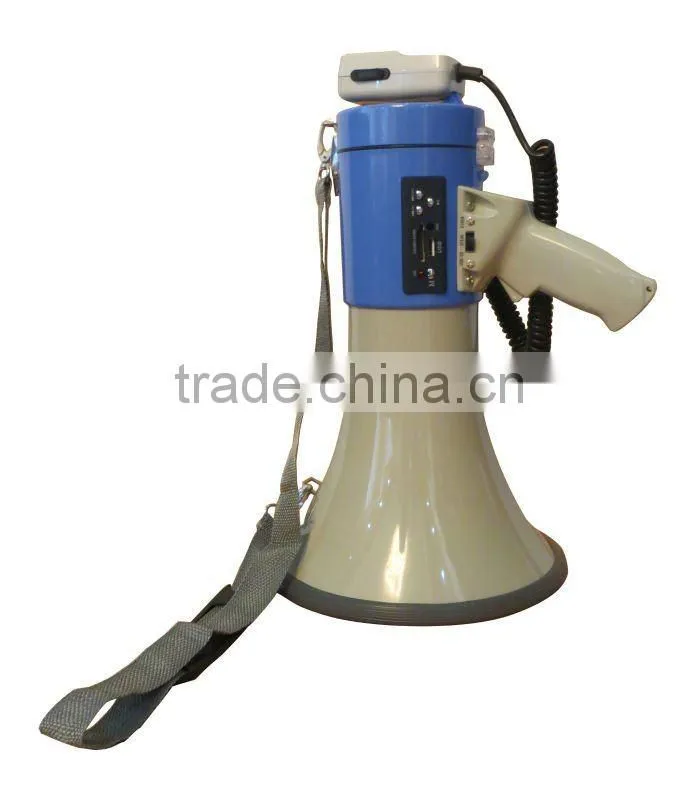 USB megaphone 25W with SD card usb mp3 socket