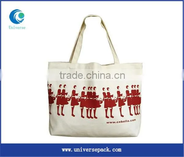 Eco drawstring backpack shoulder canvas bag