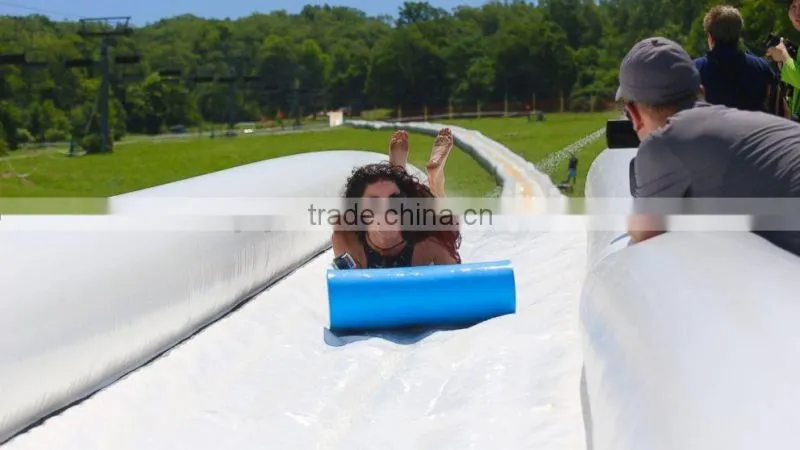 Popular giant inflatable water city slide, inflatable slip N water slide for adult