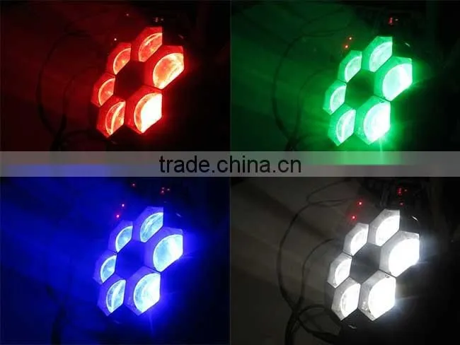 New design led bee eye led dj stage moving head light/6pcs 15w RGBW 4 in 1 mini moving head