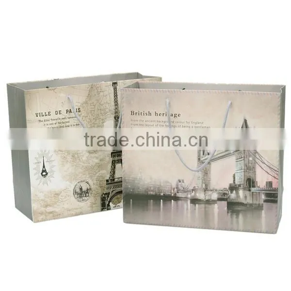 Romantic Famous View Of Europe Paper Gift Bag