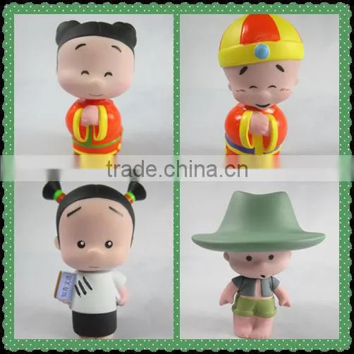 plastic cute student action figure