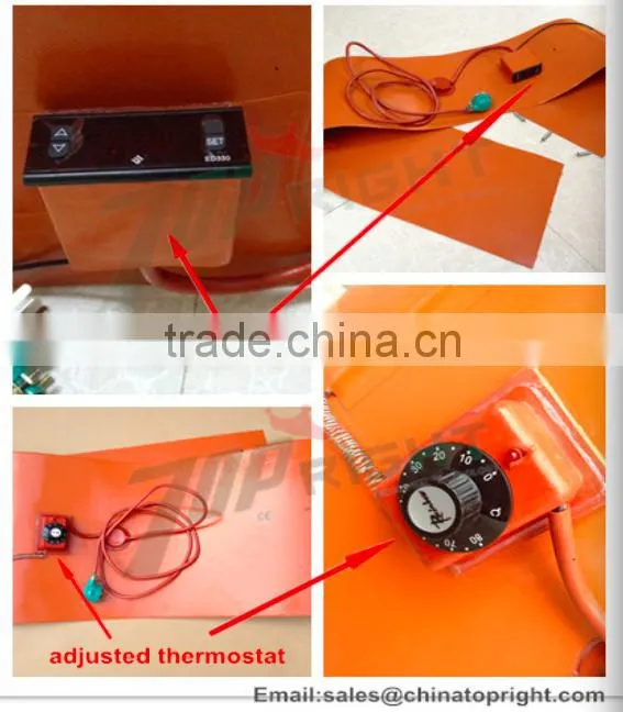 silicone can cover drum heater oil drum heater