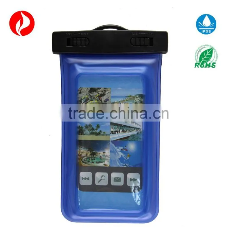 Universal PVC Material Waterproof Case Bag for Outdoor Activities 10*20 cm