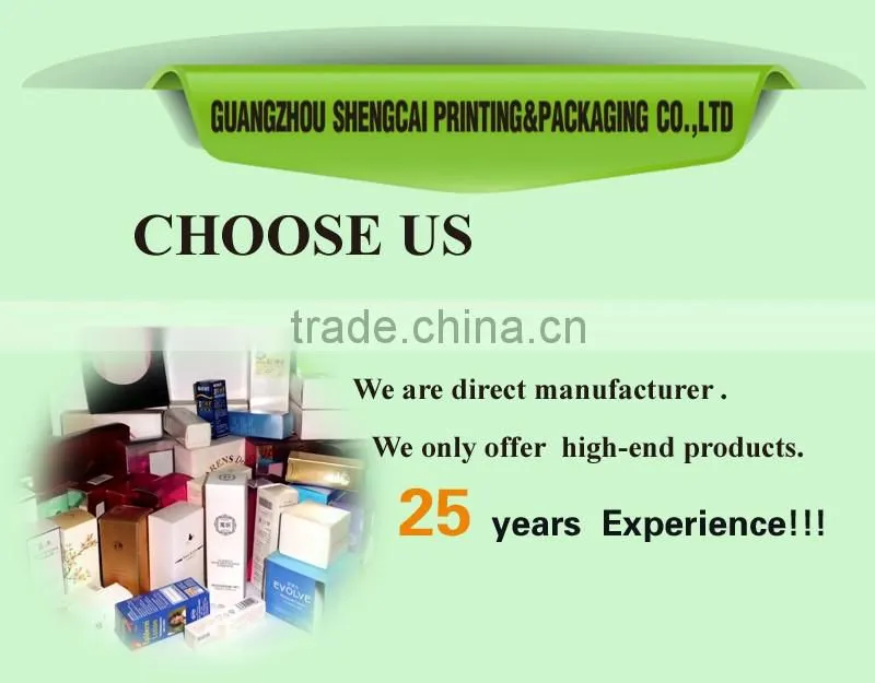 Hot sale10ml/15ml/30ml/50ml/100ml liquid bottle packaging boxes