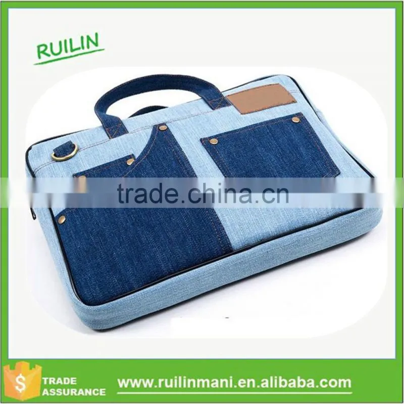 Quality Denim Tote Handbag Crossbody Messenger Computer Laptop Bag handbags australia laptop bag shopper