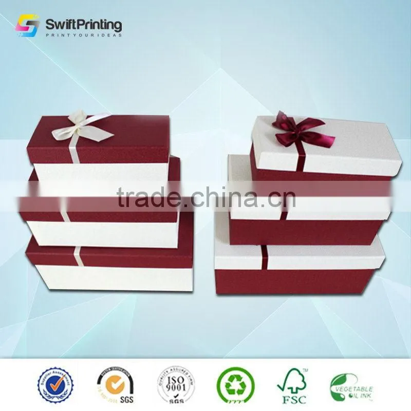 Factory hot selling cardboard gift box printing