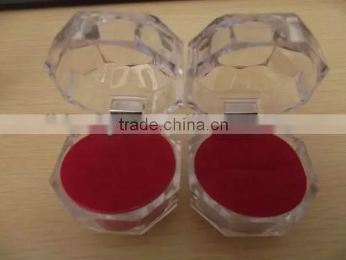 fashion acrylic ring box,gift box,Jewelry Case