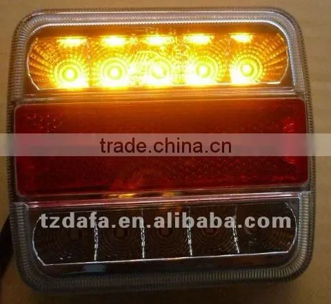 12v E-MARK Spuare LED Trailer light