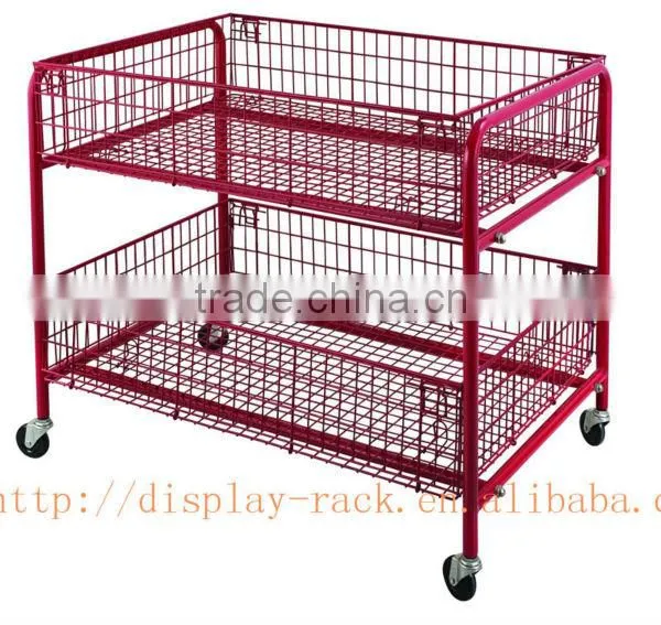 supermarket department store folding promotional table display HSX-2013