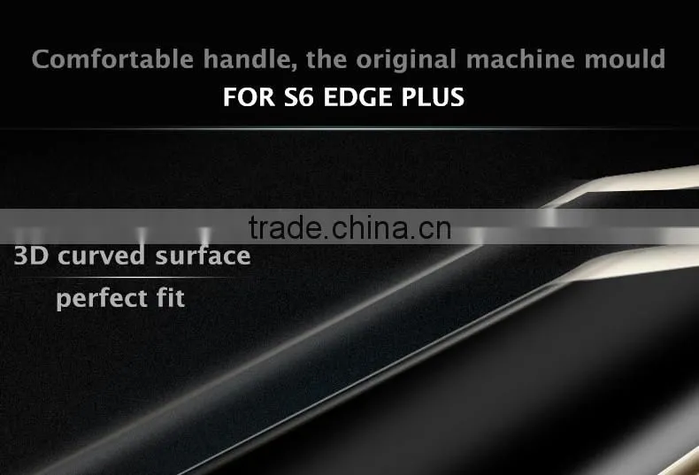 For Samsung Galaxy S6 edge+ tempered glass screen protector Curved design with retail package