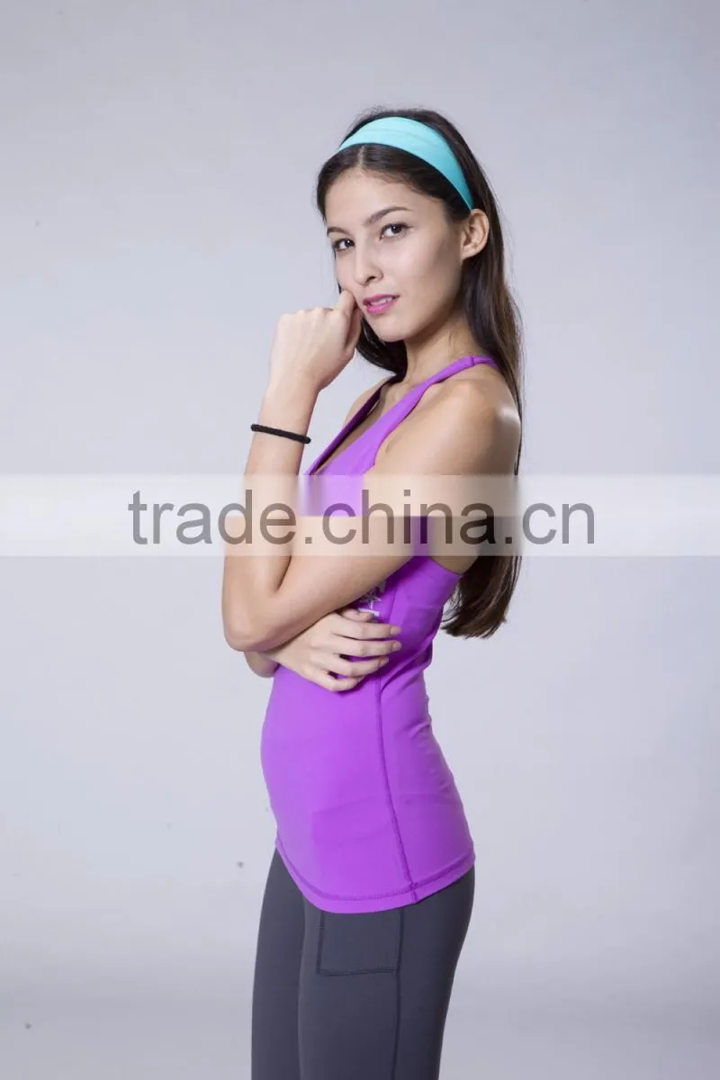 Private Label Custom Design Sexy Ladies Workout Tops Active Tank Tops
