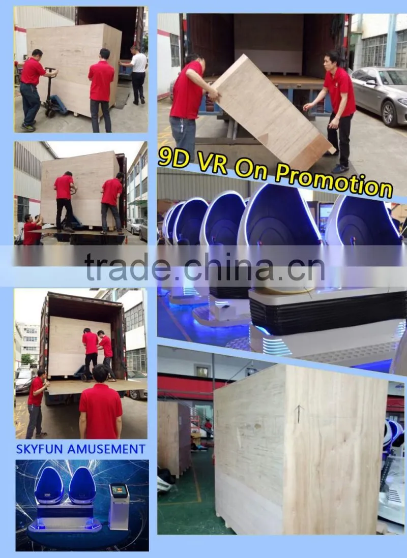 New design 9D vr video cinema virtual roller coaster movie 9d cinema