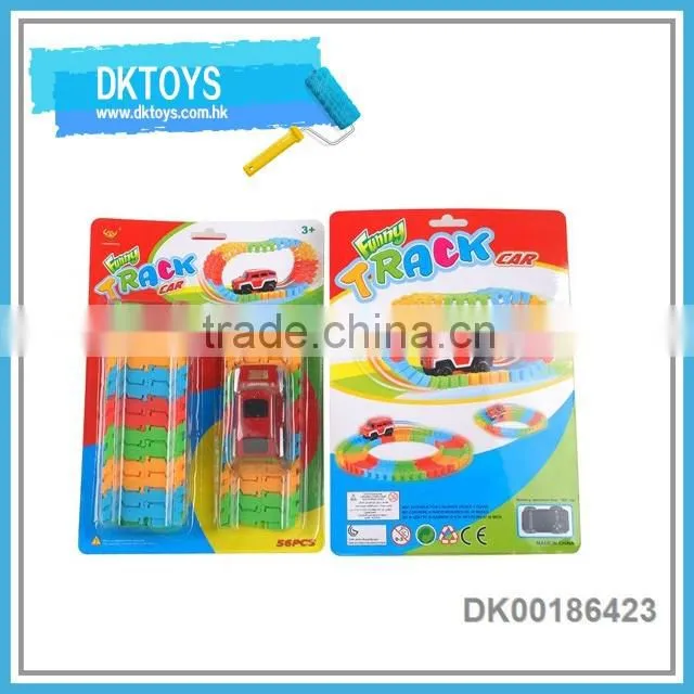 Grand Cycle Sign Bridge Automatic Car Creative Realistic Racing Vision Road Kids Toys