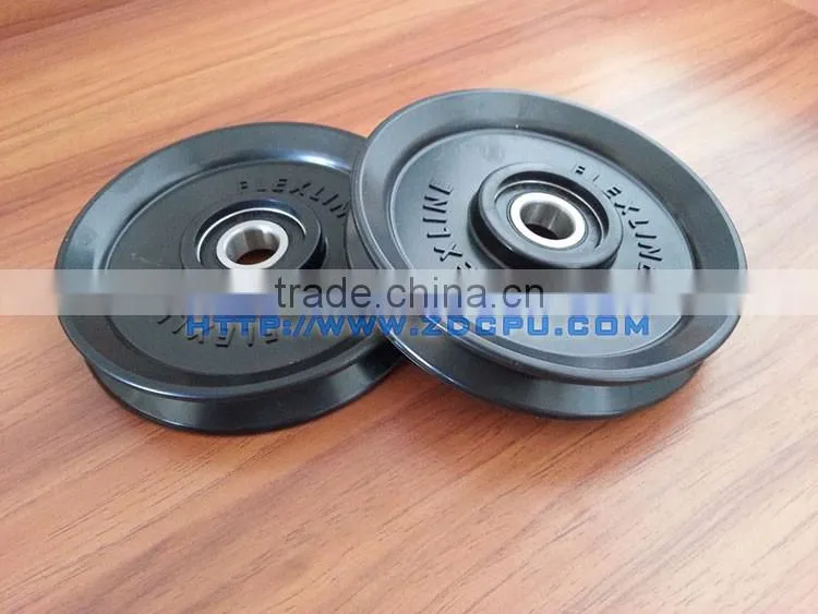 OEM high precision injection molding pulleys for sliding gate