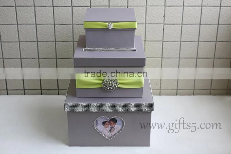 Personalised wedding card boxes with photo frame for best wedding gifts