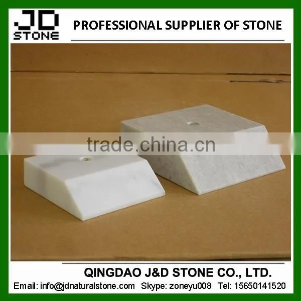 black trophy base/ white marble bases/ trophy pedestal