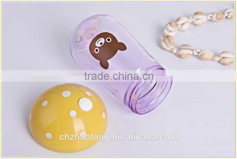 2016 food grade material New design kids drinking water bottles