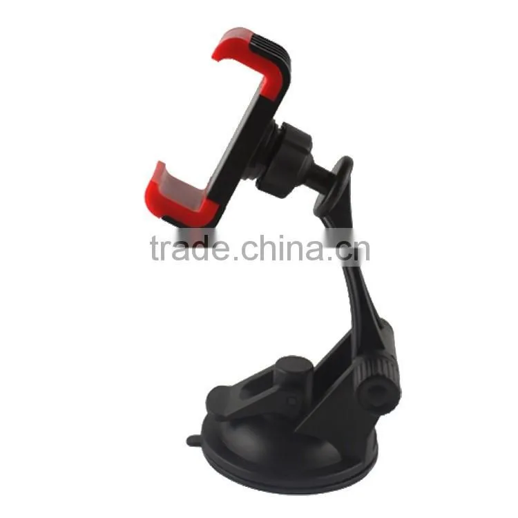 universal car mount Mobile Holder, Black and Long handle Phone stand, Adjustable Grips, Suit for all smart phone