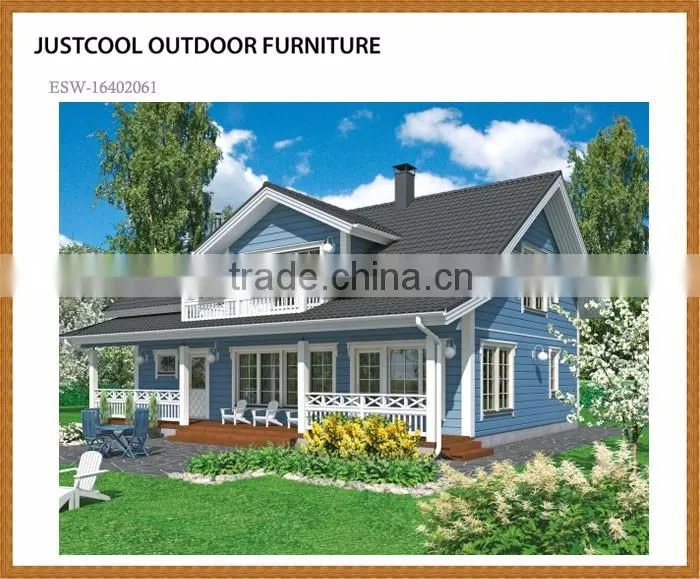 Functional wooden house for holidays