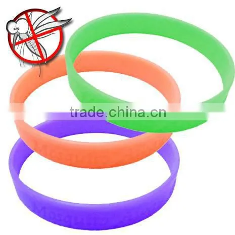 Wholesale Custom Natural Silicone Citronella Wristbands