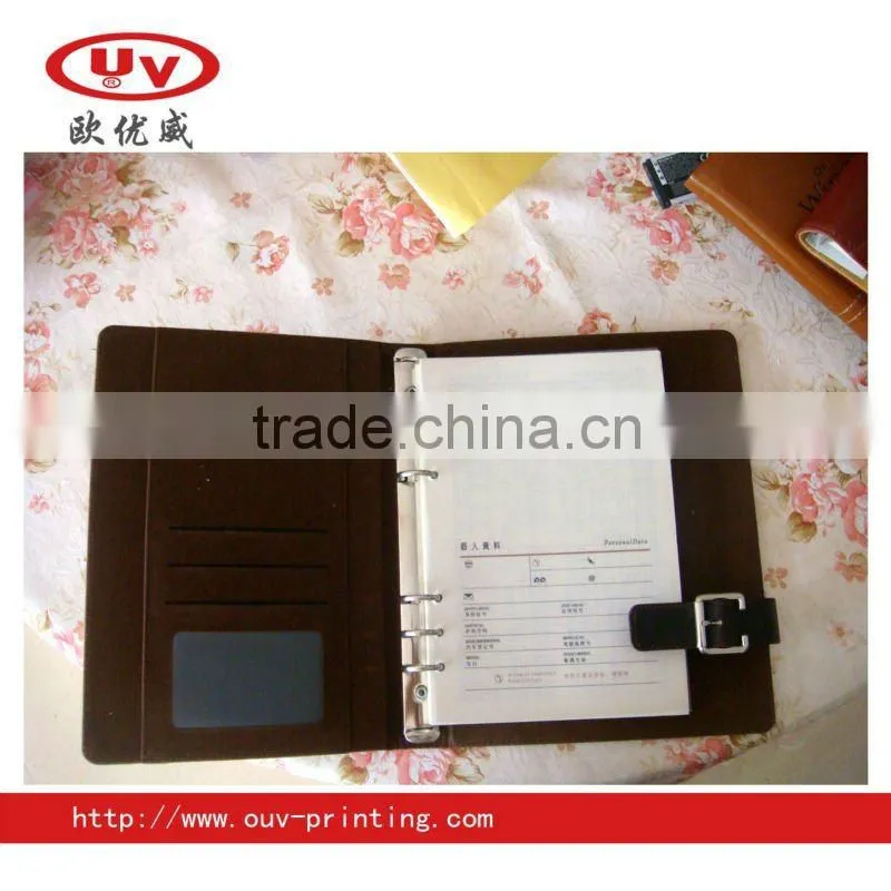 PU Elegant leather notebook