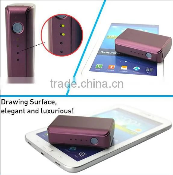 5200mah home charger for mobile phone with brand A 18650 battery inside
