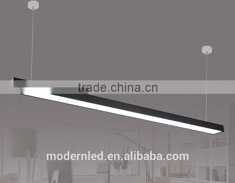 Modern recessed linear led high bay light 4ft 36w 3600lm 15usd