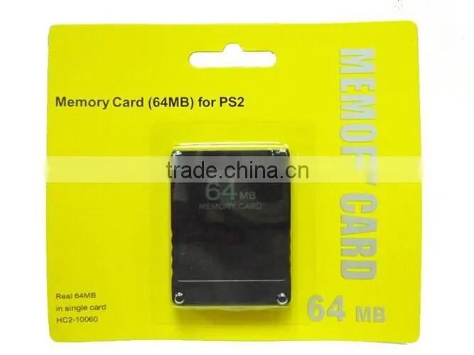 New 64MB memory card for PS2 data storage