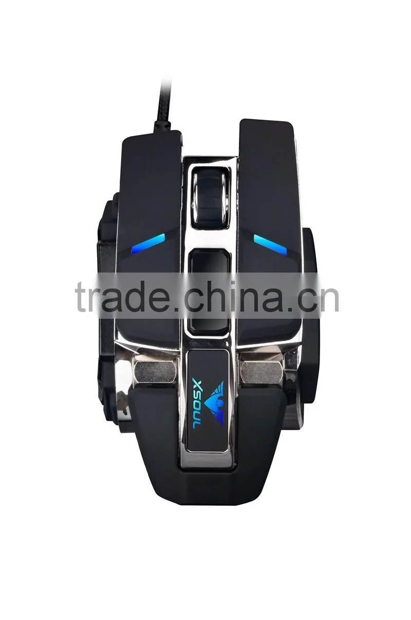 9 Buttons Detachable Wings and Prop Gaming mouse