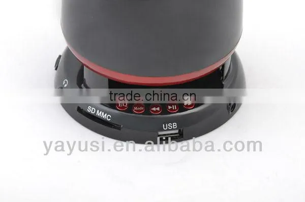 Bullet shape FM speaker supporting SD/TF