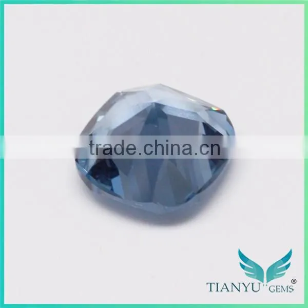 Wholesale Gem Processing Heat Resistant Aquamarine Blue Nano Spinel For Micro Pave Jewelry