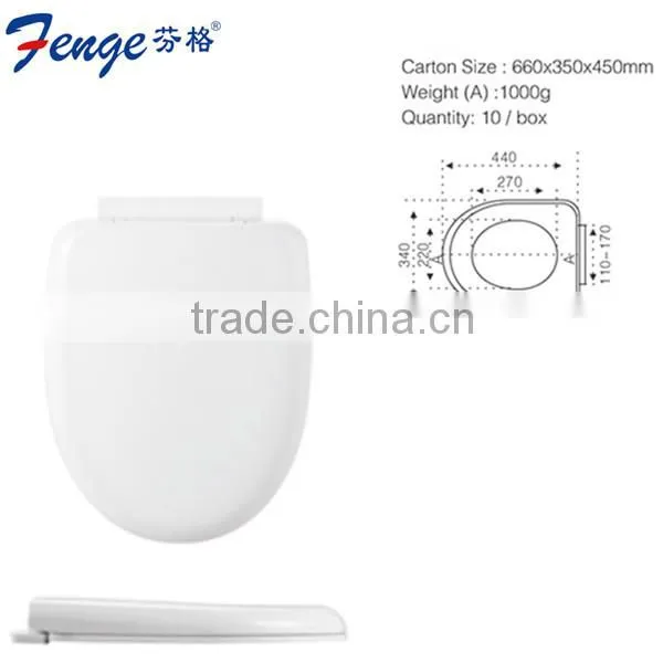FG730PP Good quality toilet seat buffers closed coupled seat cover white