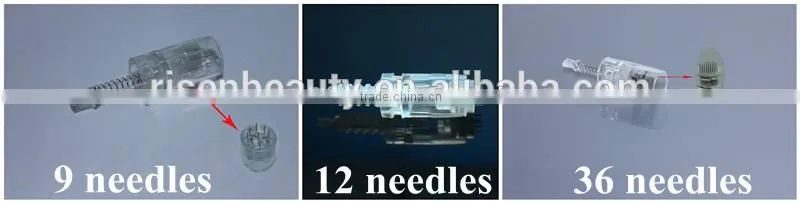 Most popular 1 pin 3 pin 7 pin stainless micro needle therapy derma stamp tatoo pen