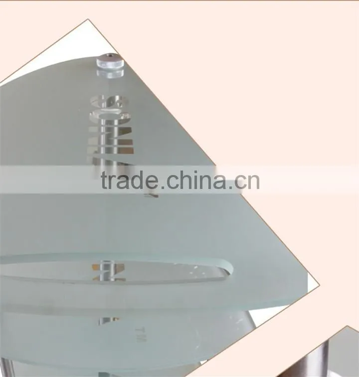 Professional salon equipment salon trolley with glass material