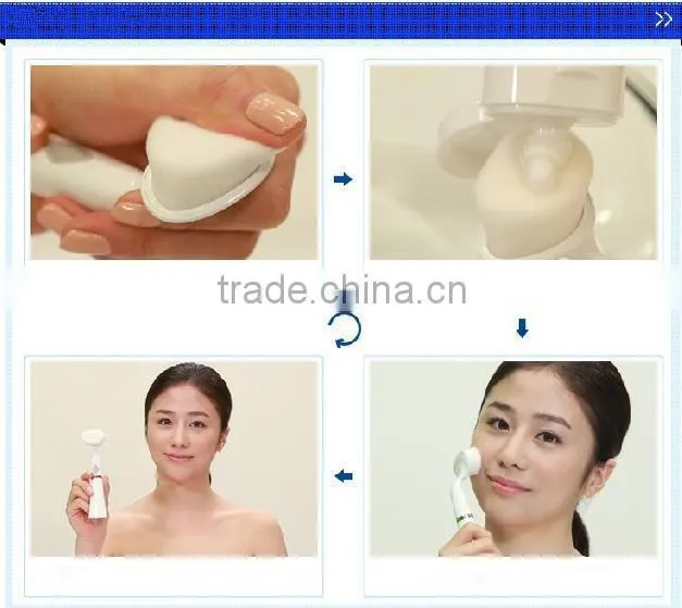 2015 Korea Electric Ultrasonic Wash Face Brush
