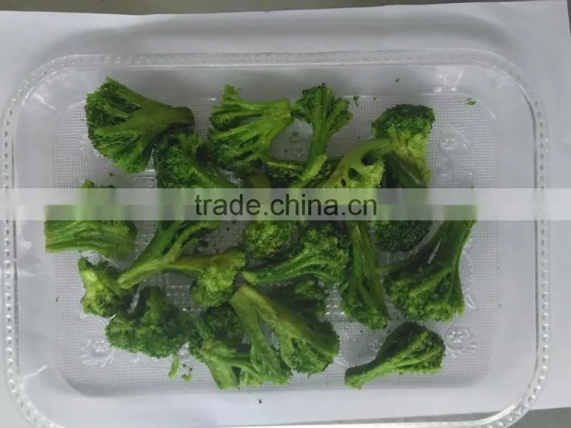 Vacuum fried broccoli chips,vegetable chips,low fat healthy snacks