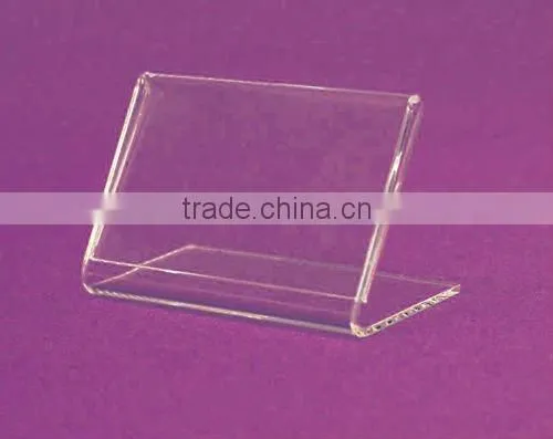 clear plastic price label holder