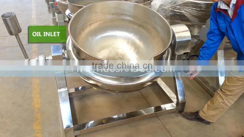 Electrical Oil Jacket Pot - 500 L, Electric, Tiltable, Without Agitator, TT-JK-ET500