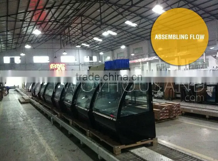 2017 Hot Selling Display Counter Restaurant Equipment, 2-8 'C, 380 L, 3 Shelf, CE, TT-MD127B