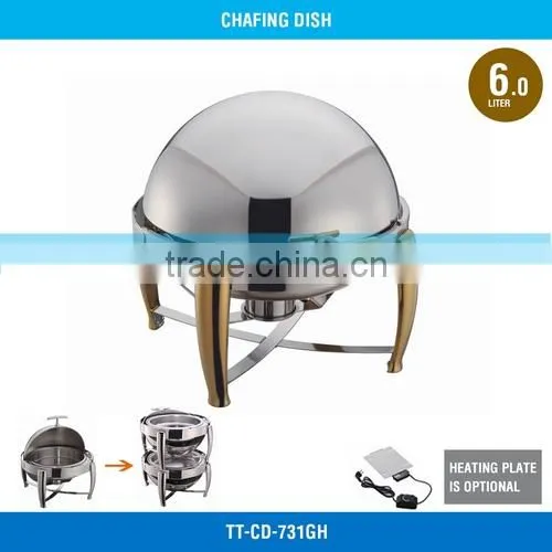 All Types Chafing Dishes - 6 L, 201 S/S, 515*515*485 MM, TT-CD-731GH