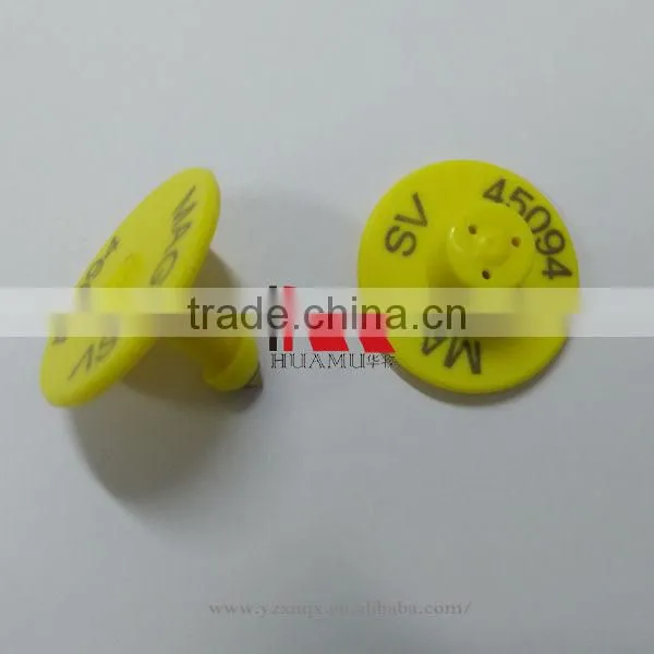 laser printed ear tag for cattle 30*30 mm