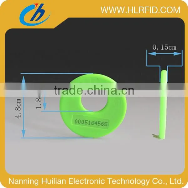 popular washable hard rfid circle lf laundry tag