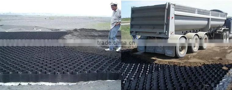 HDPE Cellular Confinement System Geocell Price for Pavement Shoulder