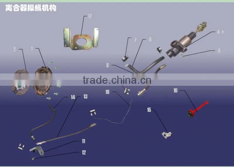 A21-1602020BA chery clutch master cylinder,Chery A5 clutch cylinder