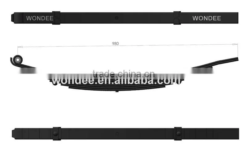 Conventional Type 8 Pieces Boat Trailer Leaf Spring in Boat Trailer