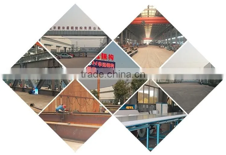 Hot dip galvanized steel structure prefabricated workshop
