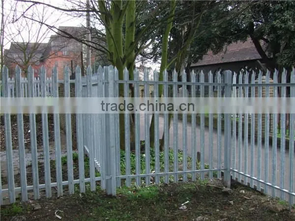 High quality of the canada Steel Anti-climb Security Fence / palisade fence